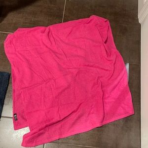 Cashmere blend poncho